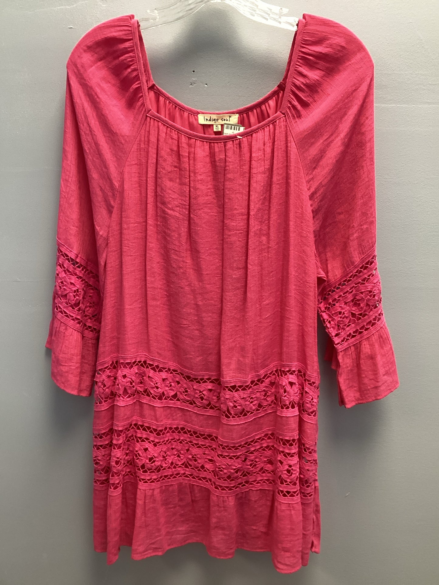 Indigo Soul Size XL Fuchsia Dress