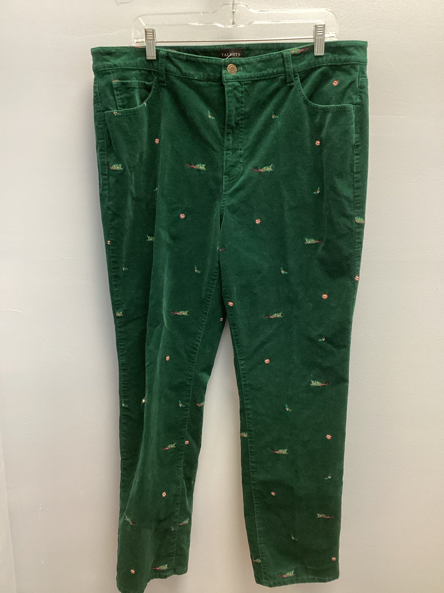 Talbots Size 16 Green Pants