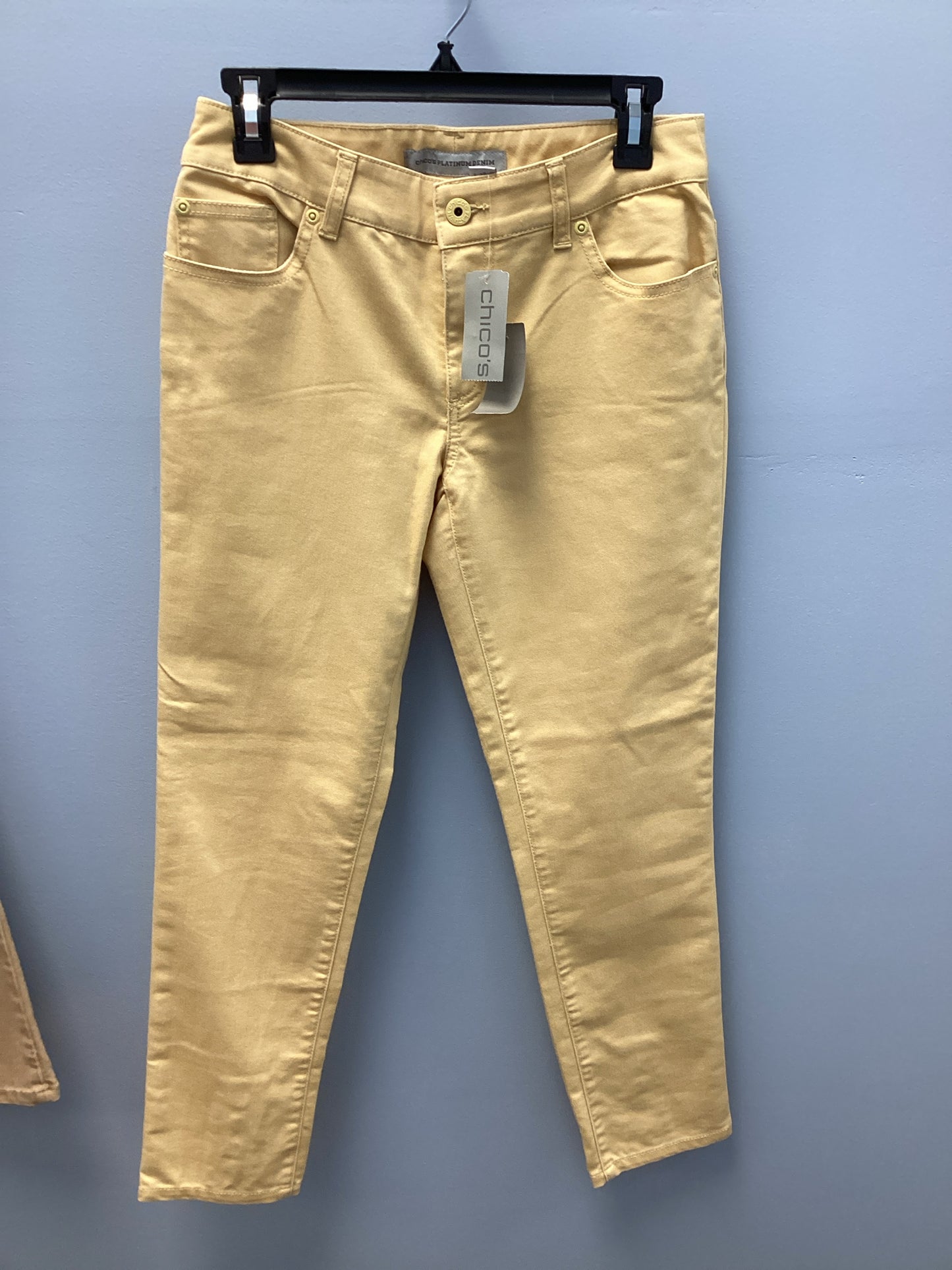 Chico's Size 00 Yellow Jeans