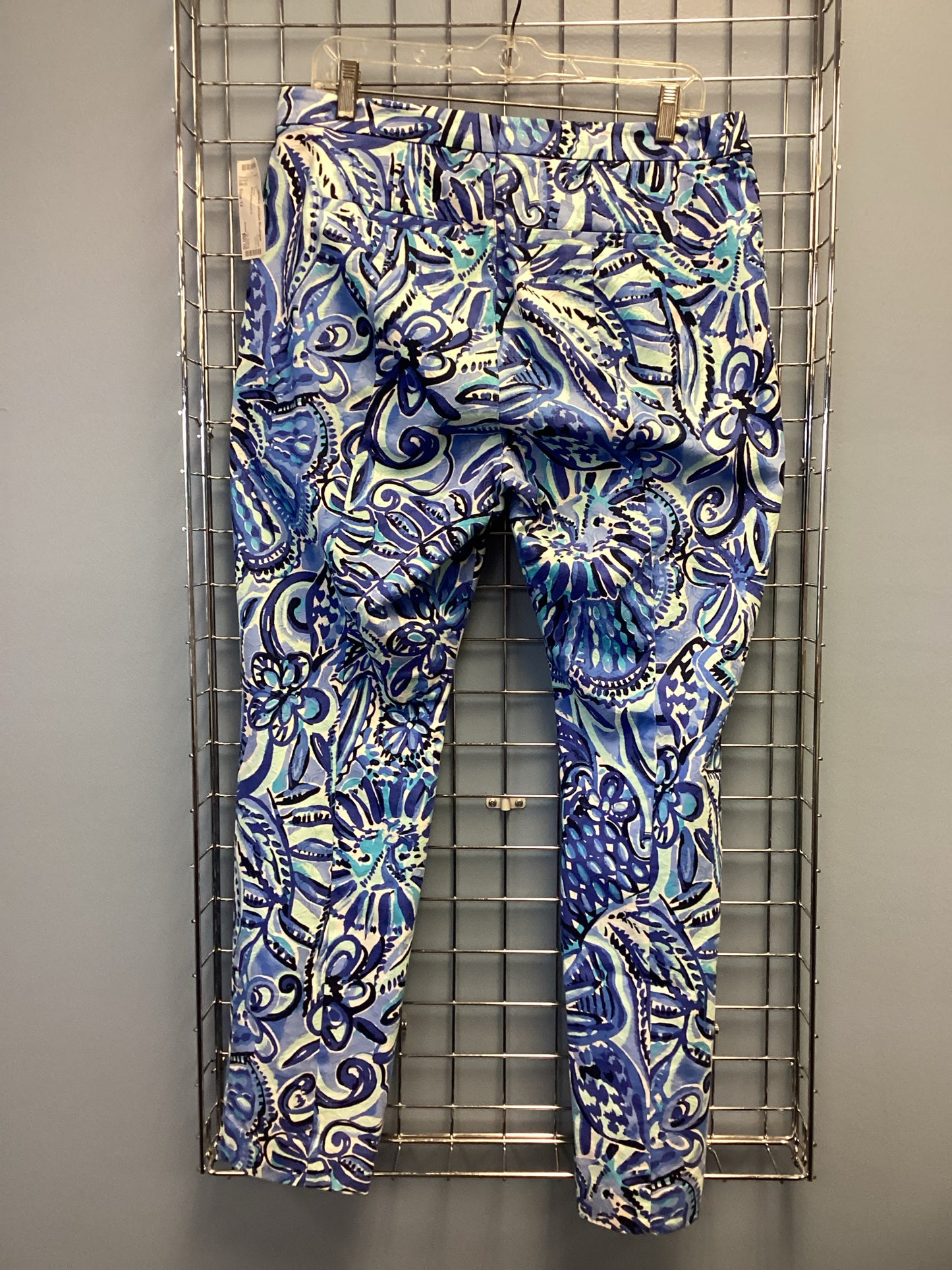 Lilly Pulitzer Size 12 Blue Print Pants