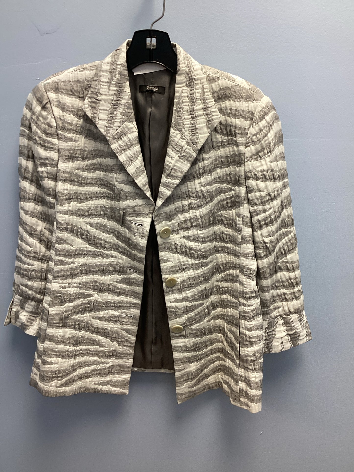 Zanella Size 4 Gray Jacket
