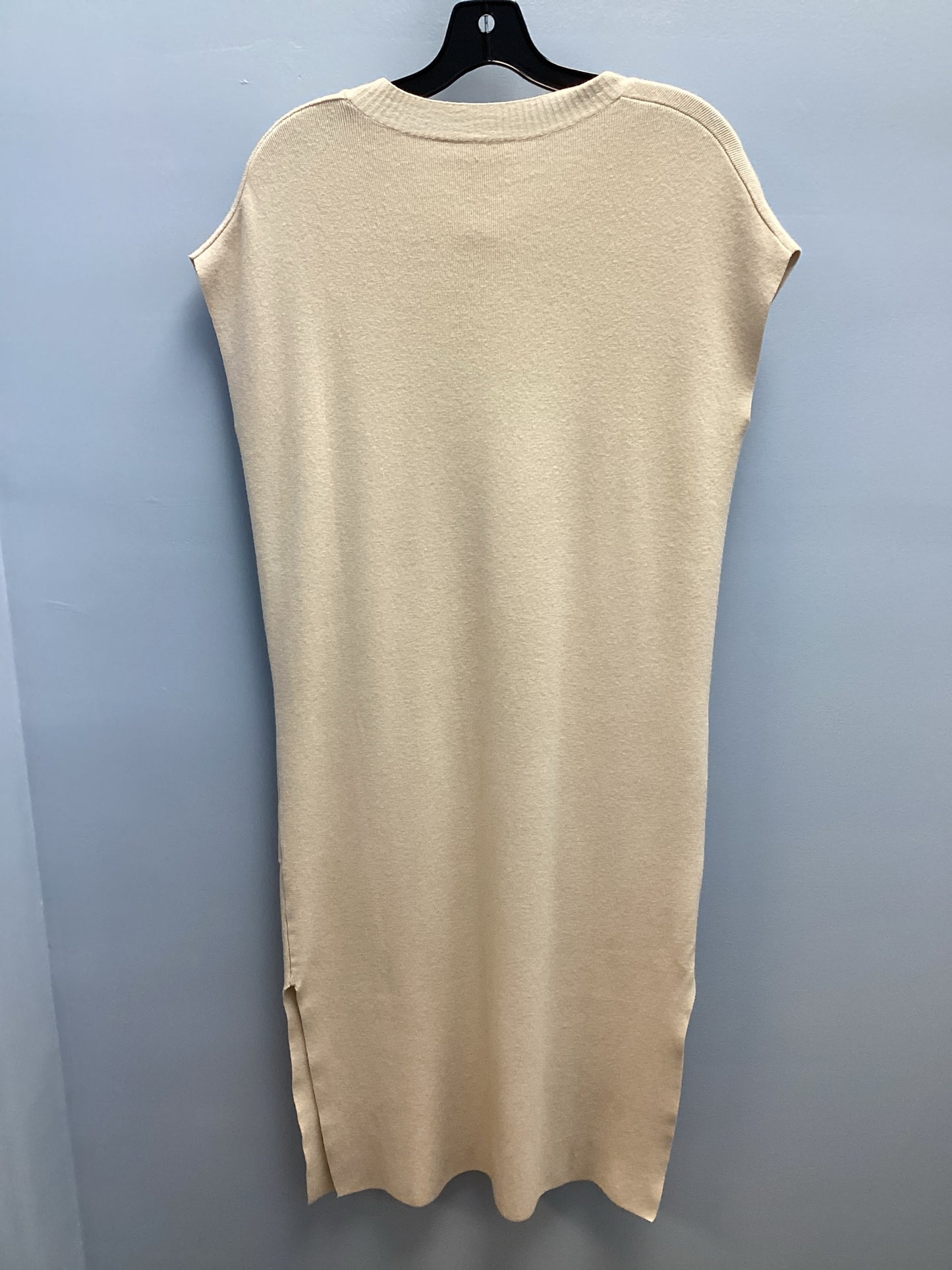 VICOLO Size M Tan stripe Dress