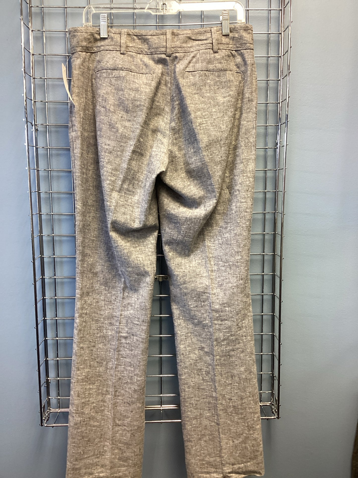 7th Avenue Size 4 Heather Gray Pants