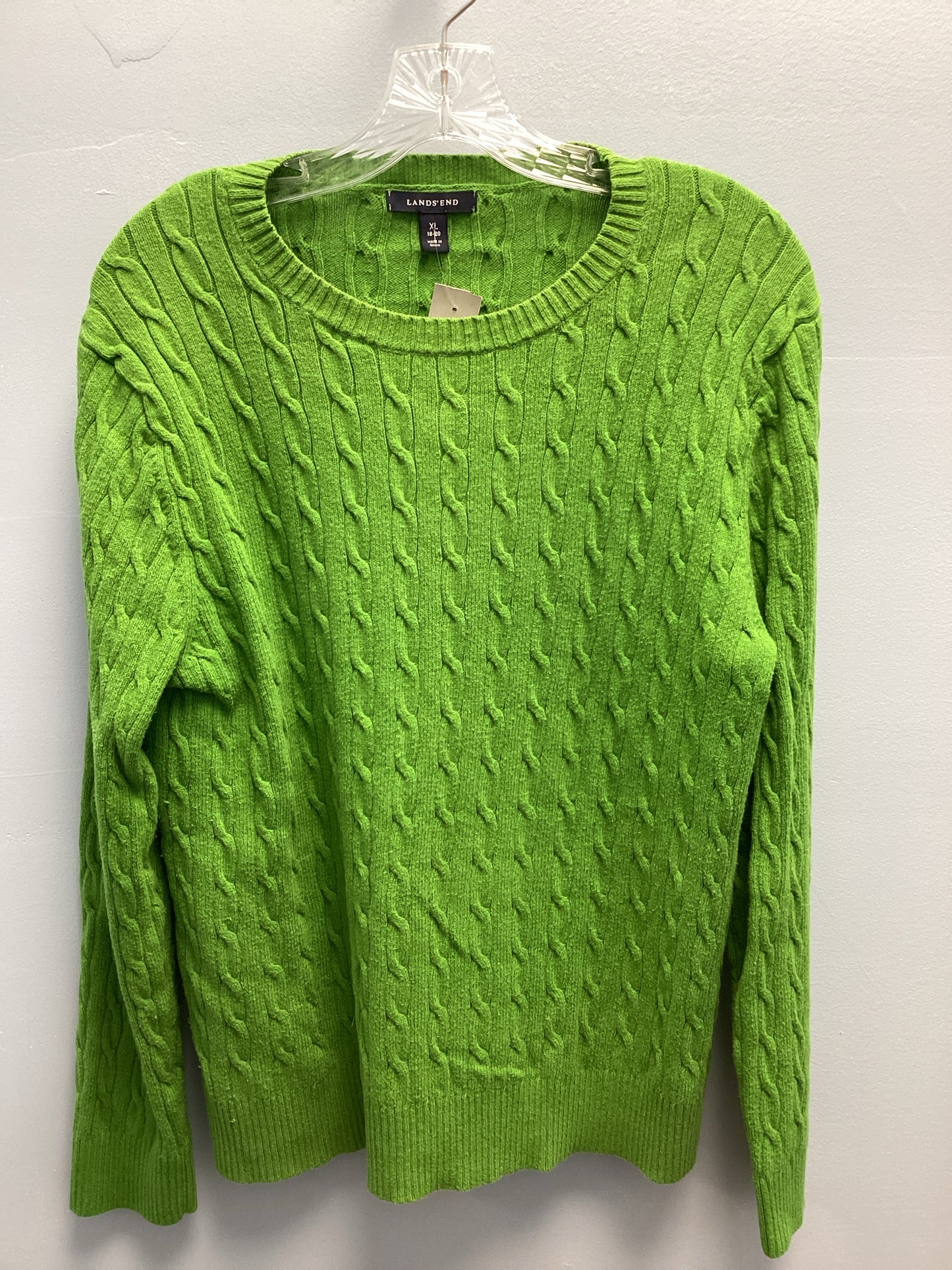 Lands' End Size XL Green Sweater