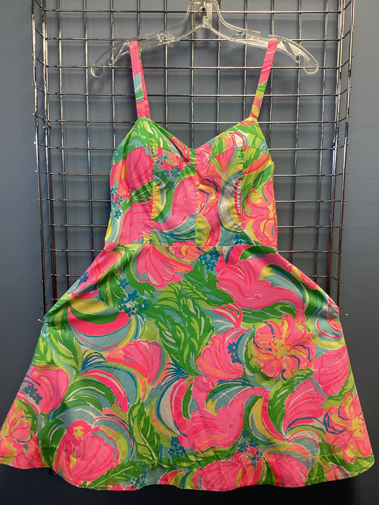 Lilly Pulitzer Size 6 Pink Print Dress