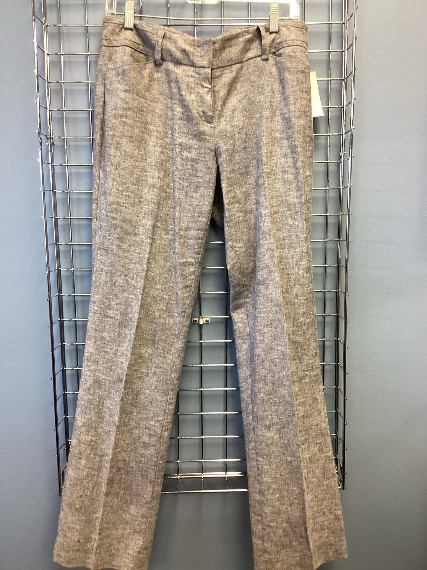 7th Avenue Size 4 Heather Gray Pants