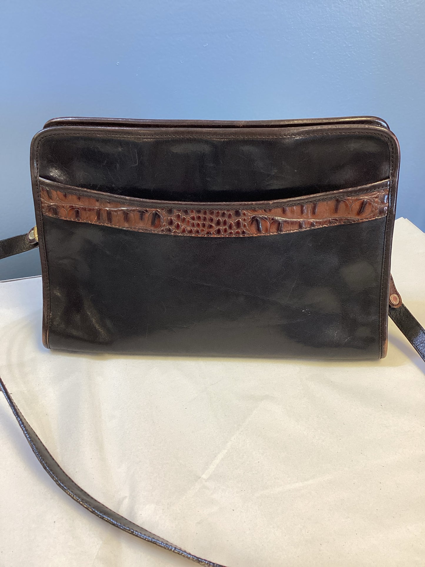 Brahmin Circa 1990's Size M Brown Vintage - Purses