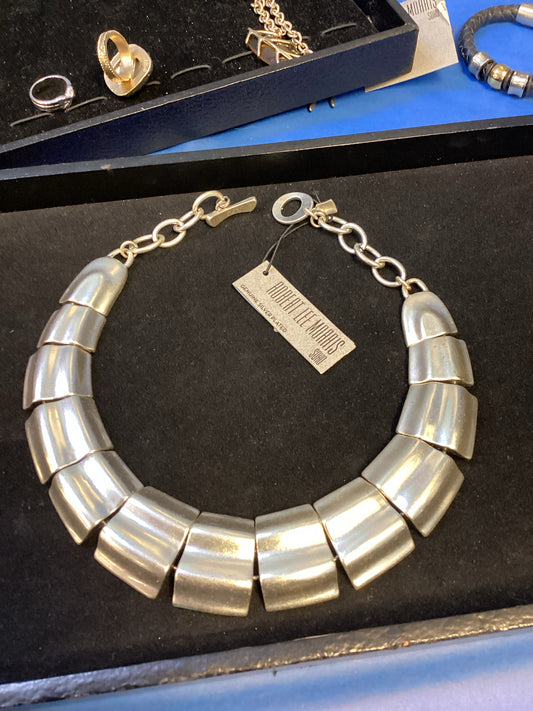 Robert Lee Mohhto Silver Necklace