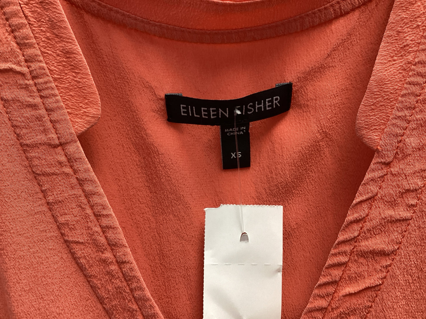 Eileen Fisher Size XS Coral Blouse