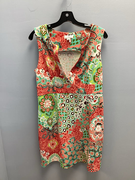 JUDE CONNALLY Size L Peach Print Dress