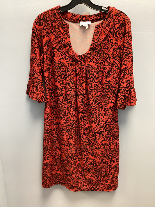 JUDE CONNALLY Size L Red Print Dress