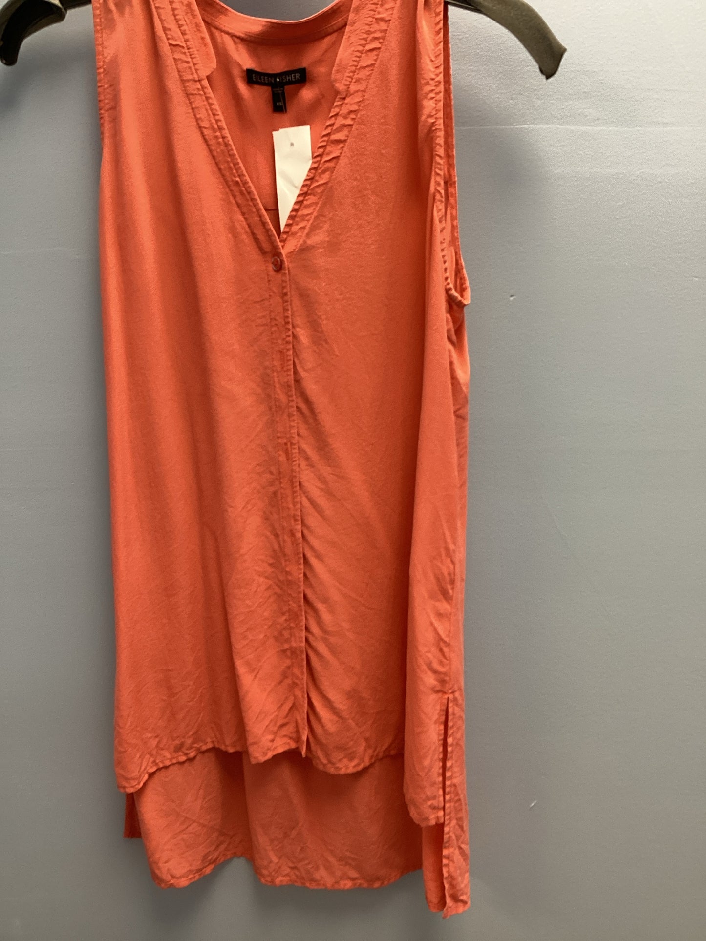 Eileen Fisher Size XS Coral Blouse