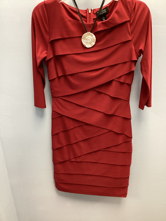 White House Black Market Size 8 Red Dress